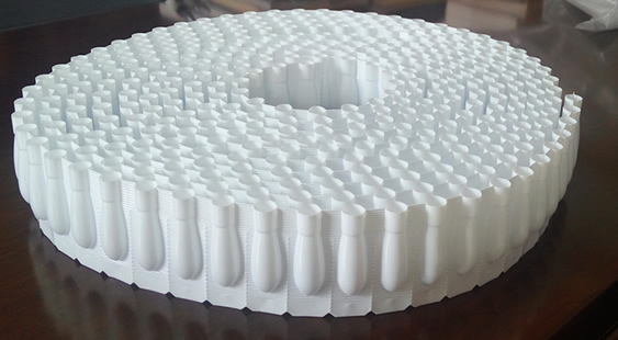 Suppository packing consists of PE and PVC